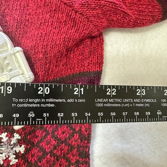 Ugly Christmas Sweater Singing Chihuahua LIGHTS UP Tinsel Party Winner Sz Medium - Picture 4 of 5